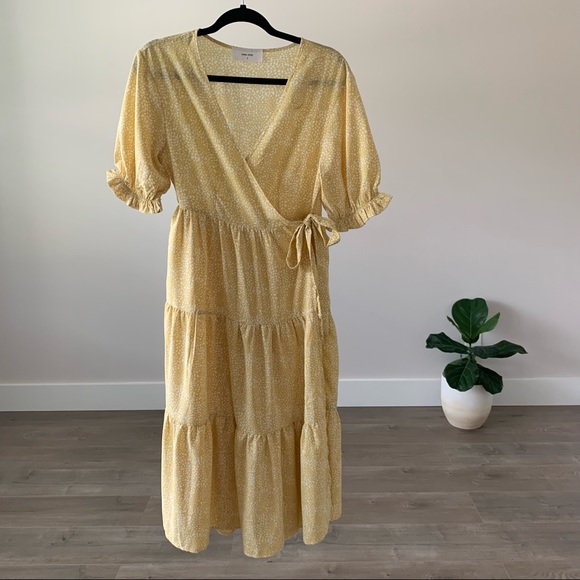 Yellow Midi Dress - Picture 1 of 5